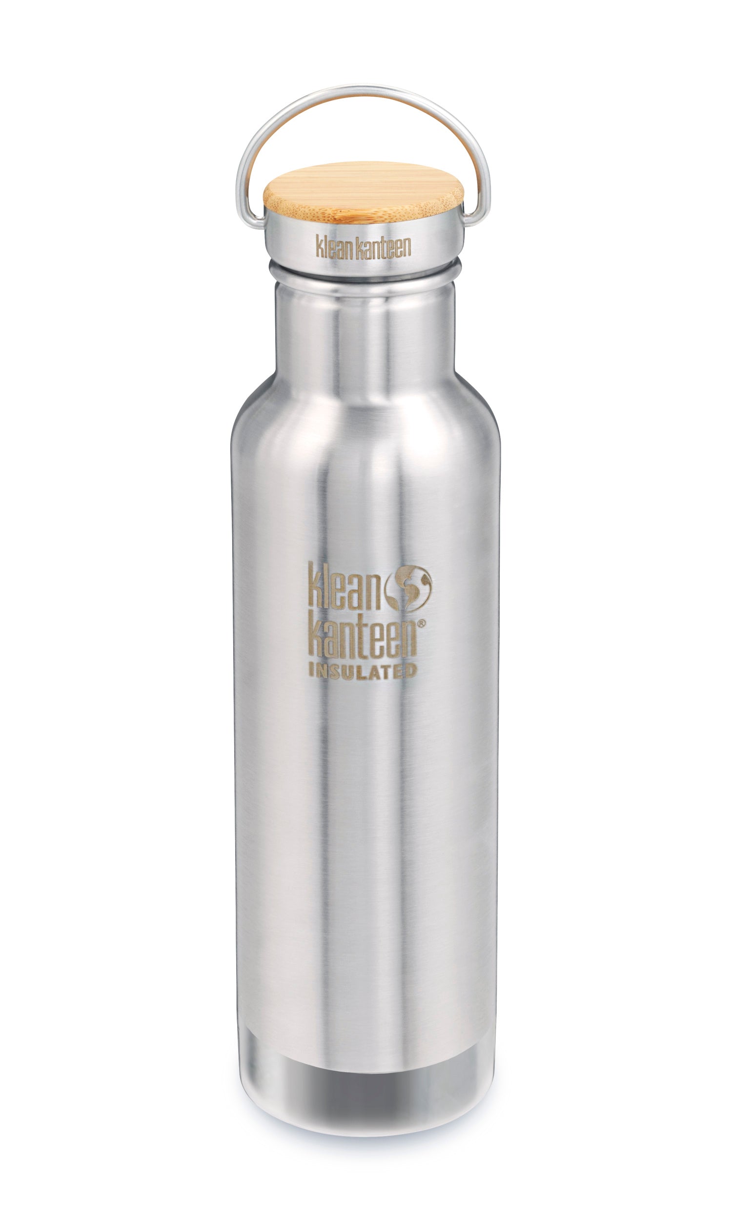 Klean Kanteen Insulated Classic 20oz (w/Loop Cap) Brushed Stainless